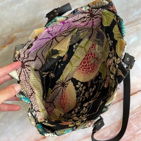 VINTAGE | Handcrafted patchwork style tote bag - Picture 8 of 11